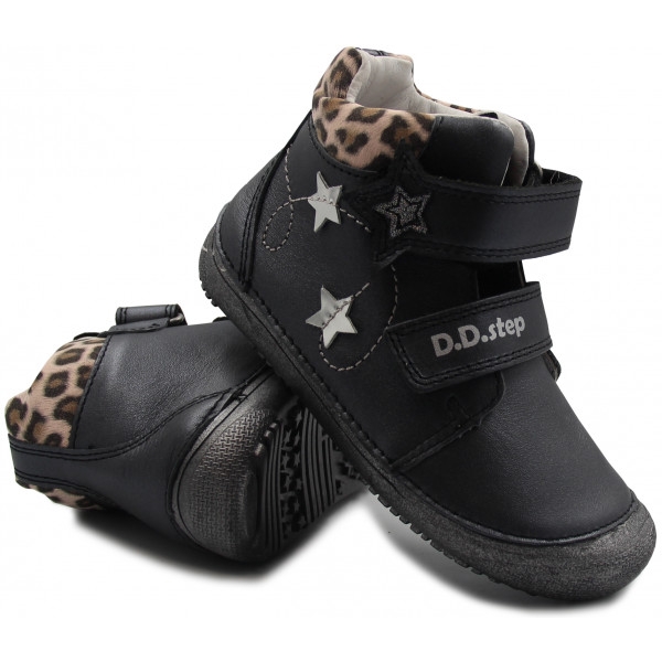 Buty na wiosnę dla dziewczynki D.D.STEP 063-318M Black