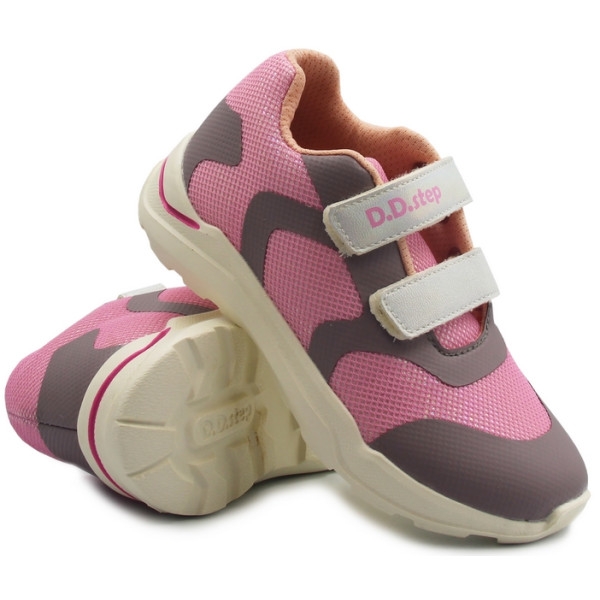 Dziewczęce adidasy buty sportowe na jesień D.D.Step f061-378b pink