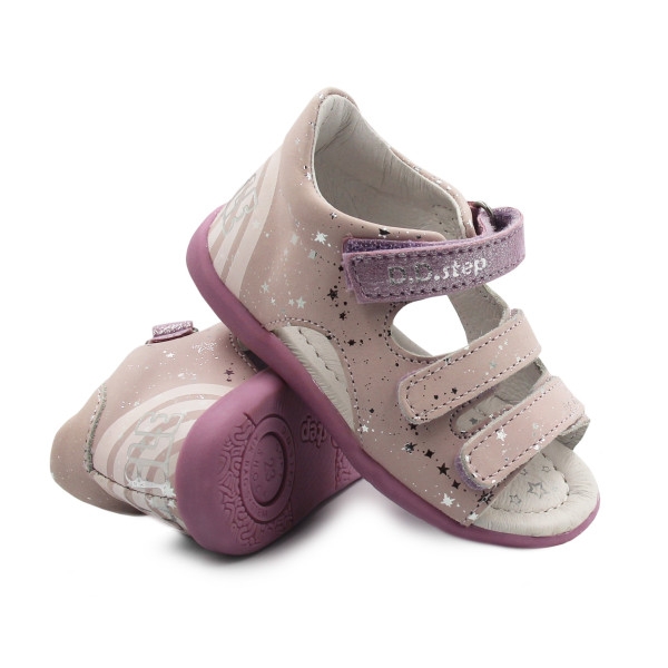 Sandały Dziewczęce zmieniające kolor D.D.Step g075-345 mauve