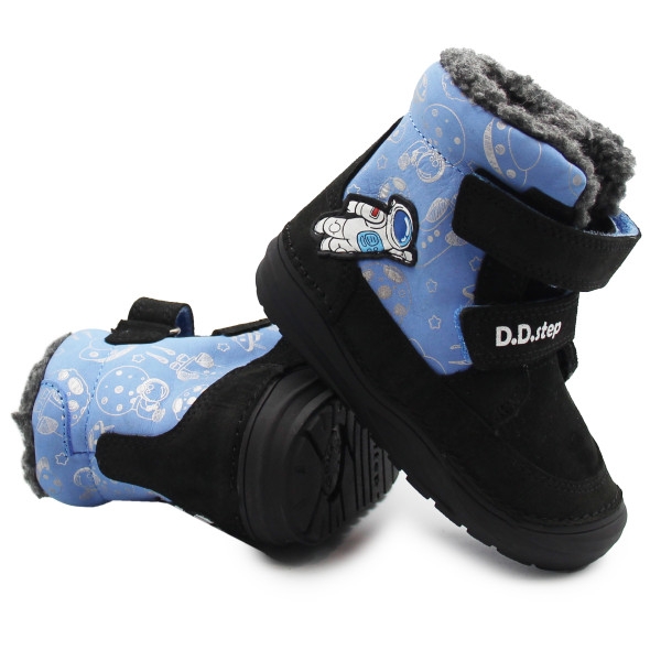 Ocieplane buty na zimę dla chłopca wysokie D.D.Step W071-346AT