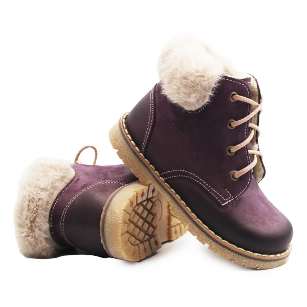 Eleganckie buty ma zimę dla dziewczynki Emel ev 2540C-4